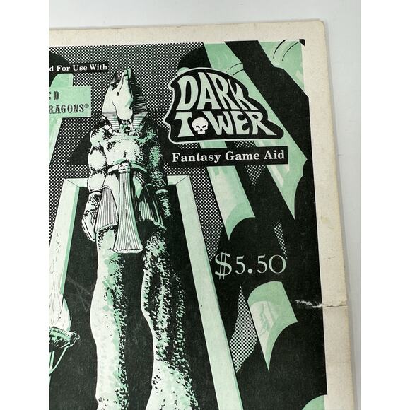 Judges Guild Dark Tower Fantasy Game Aid 1980 Advanced Dungeons & Dragons #88 - Picture 8 of 14